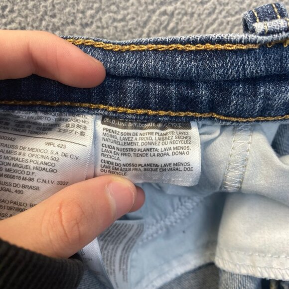 Levis 529 Blue Jeans Size 16 MMid Rise Curvy Bootcut Stretch Denim,Casual - Picture 12 of 13